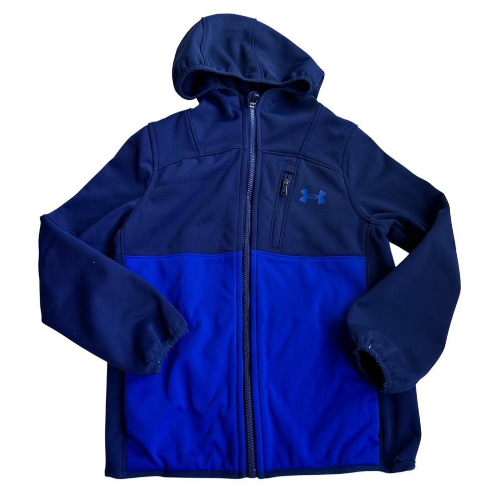 Under Armour Youth Boys Small Full Zip Hooded Jacket